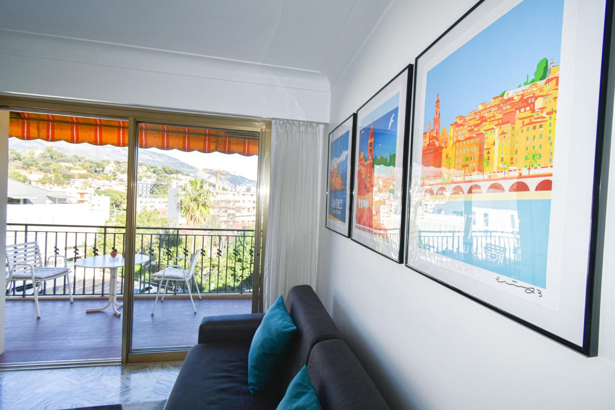 L'Orangerie - Proche Mer - Terrasse - Parking Prive - Clim Roquebrune-Cap-Martin Bagian luar foto